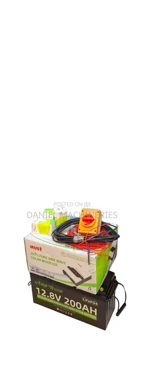 Must 2kw Lithium 200ah Battery 12v Package Kit