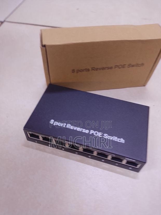Reverse PoE Switch 8 Port for IP Cameras - main view