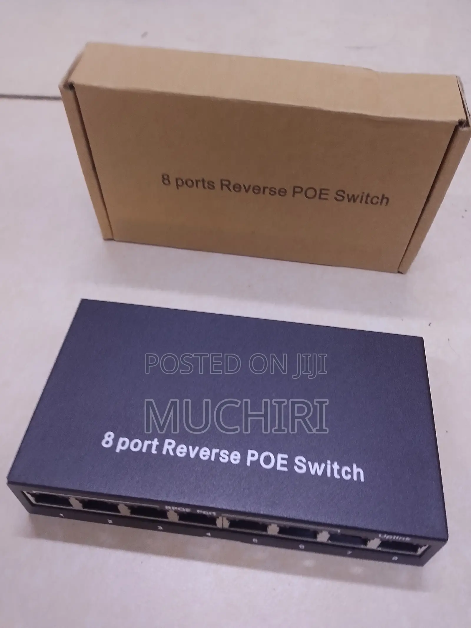 8 Port PoE Reverse Power Network Switch
