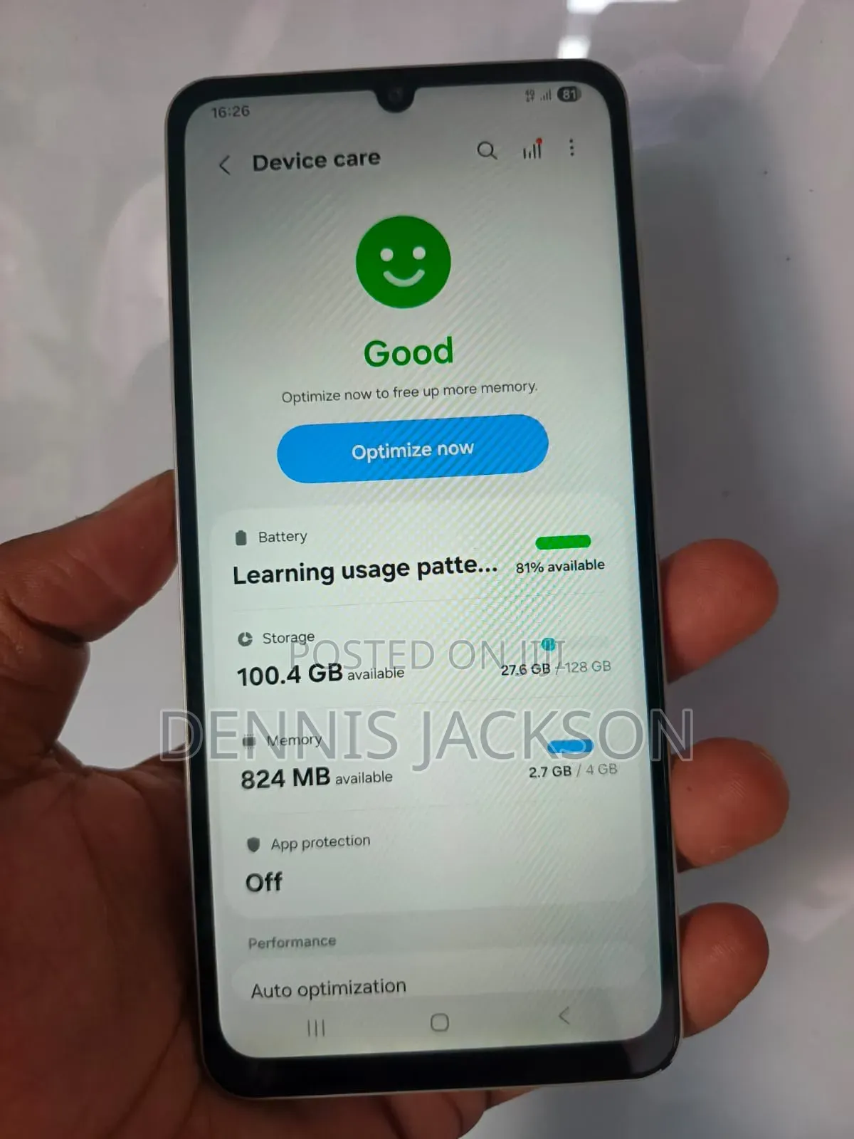 Samsung Galaxy A06 128 GB Gold
