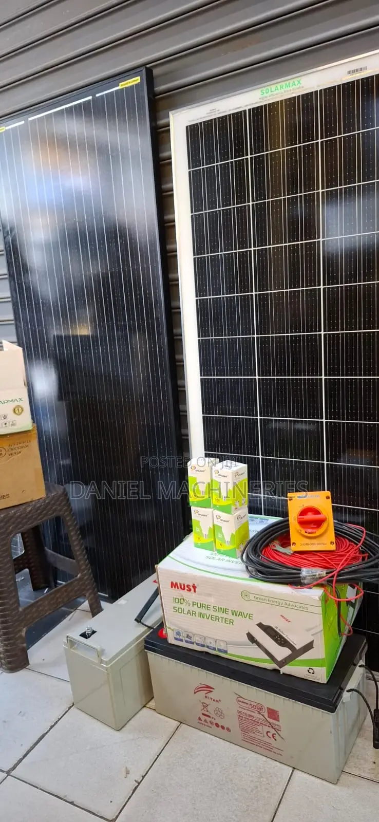 Must 1.5kva Solar System Kit With 200ah Battery