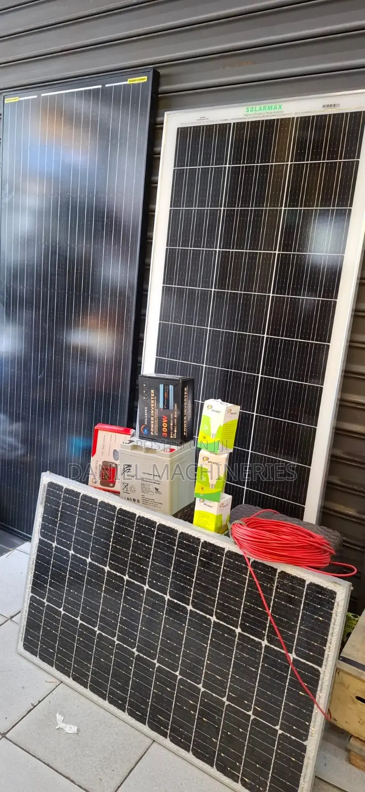 Solar System Package 100watts With 80ah Battery Complete