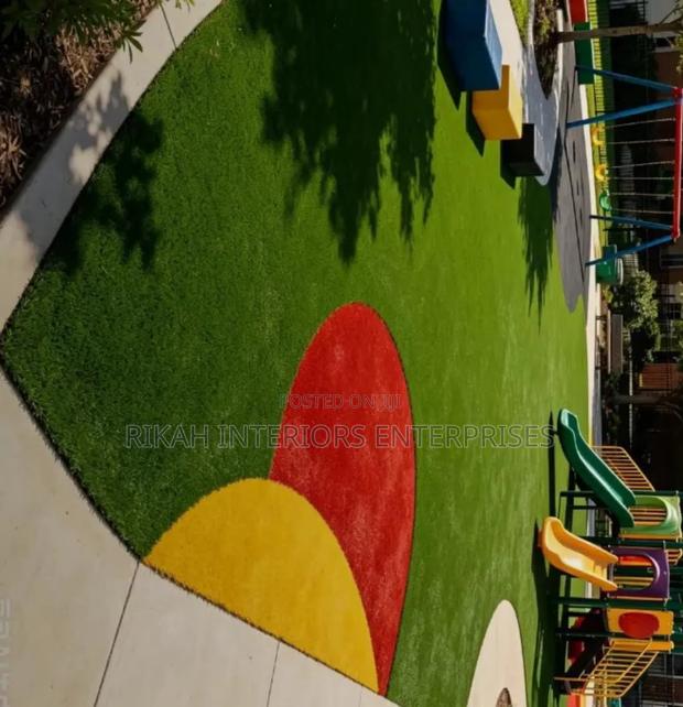 Red Artificial Grass Carpets Grass Carpets Environmental Friendly - main view