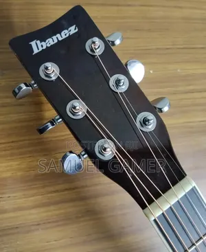 High Quality Ibanez Semi Acoustic Guitar With Capo and Strap