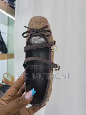 French-Retro Style Square-Toe Mary Jane Flats Size 37-42