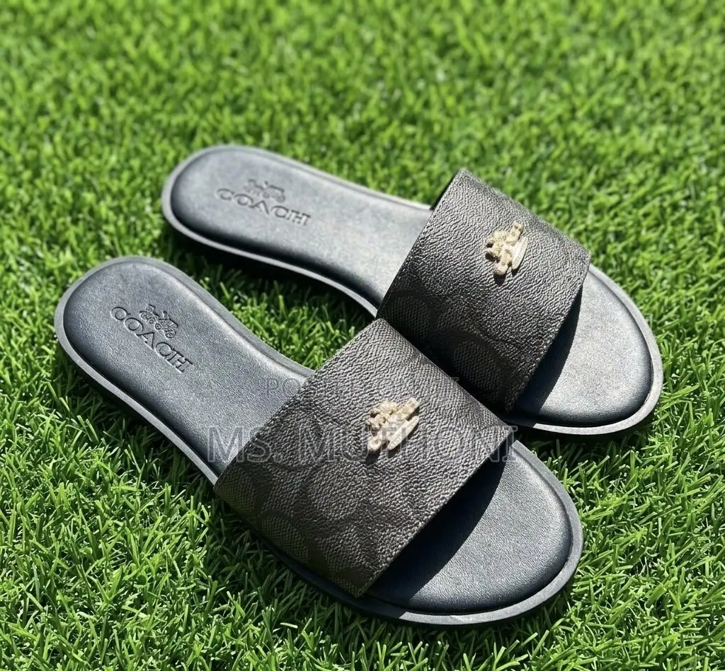 Coach Signature Monogram Flat Slide Sandals 37-42