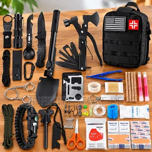 Complete Camping Survival Kit Outdoor Hiking Emergency Gear Set