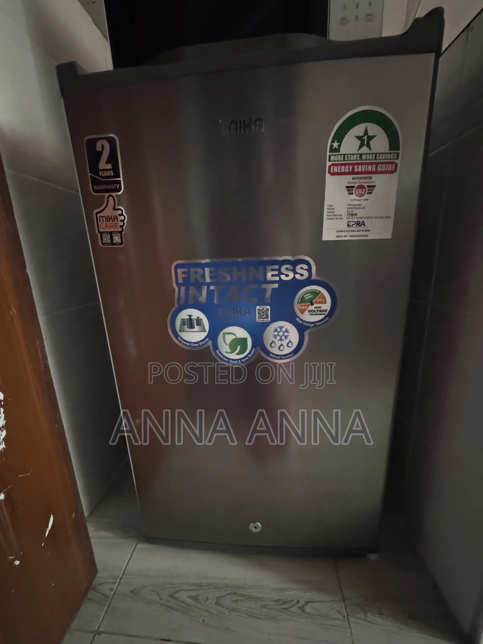 Mika 92 Liters Fridge