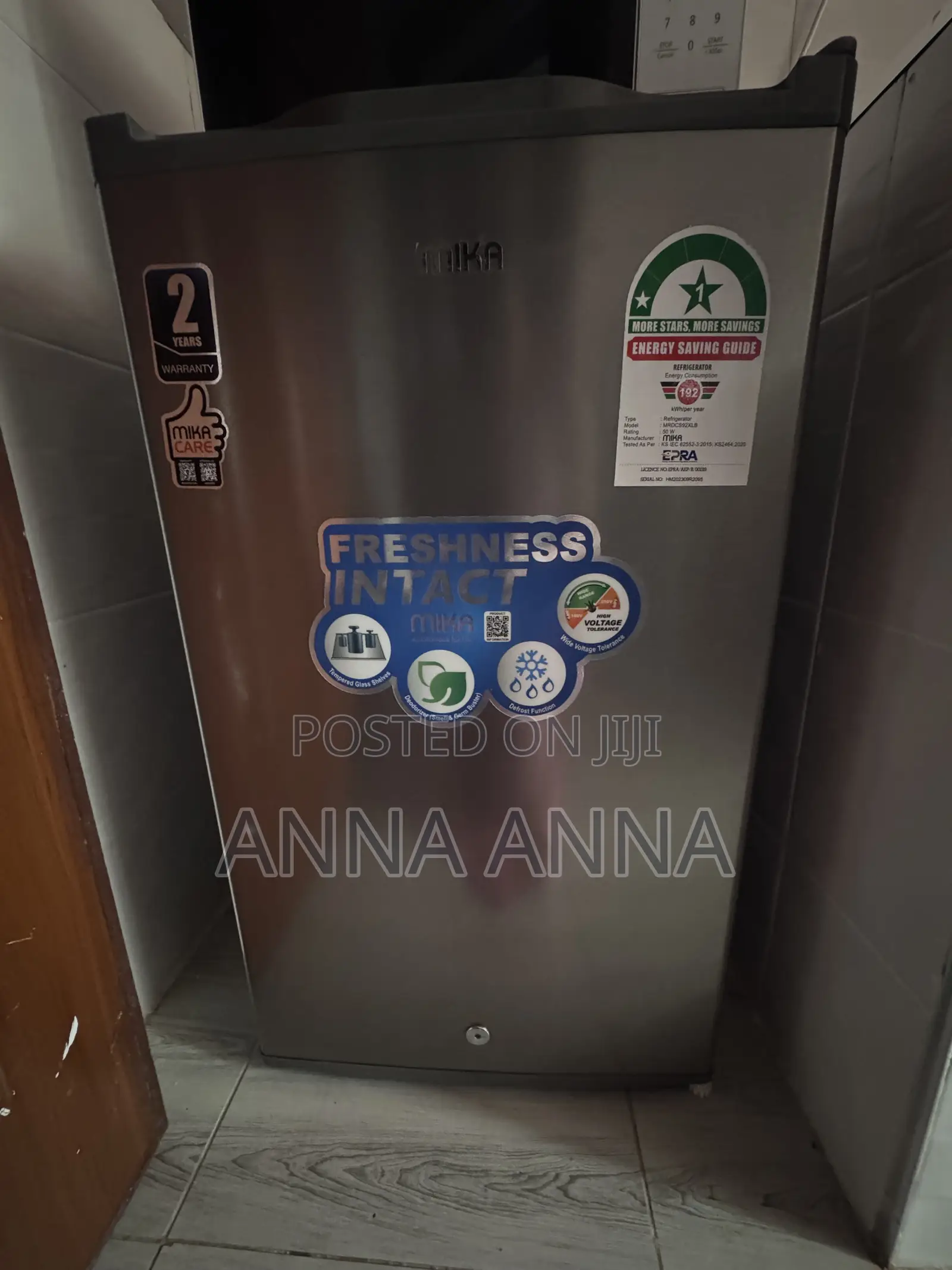 Mika 92 Liters Fridge