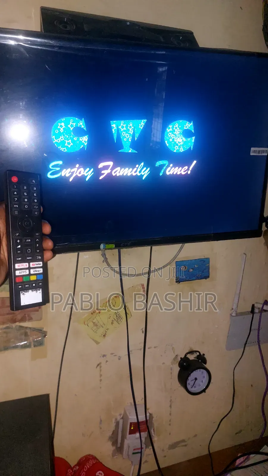 CTC 32 Inch Smart Android TV - Netflix Youtube - Free Wall Mount