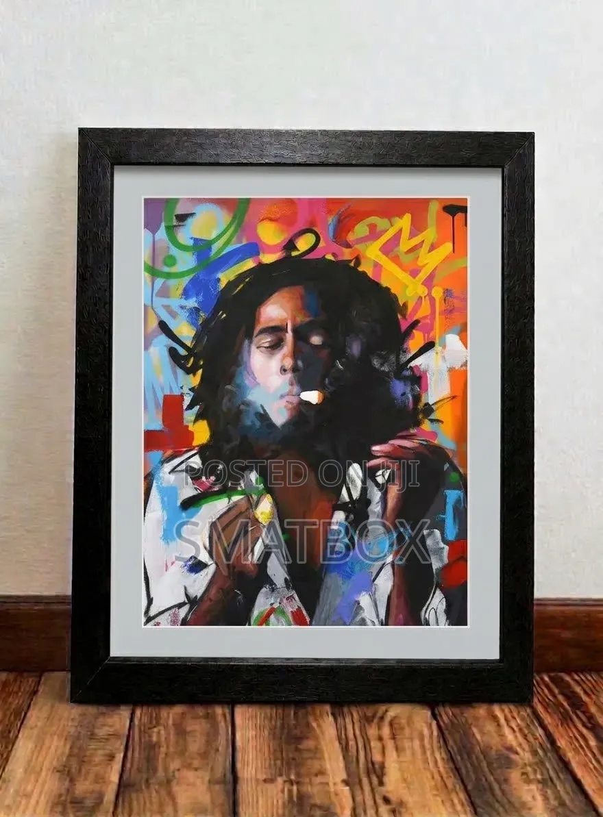 Artistic Portrait Wall Art With Wooden Frames