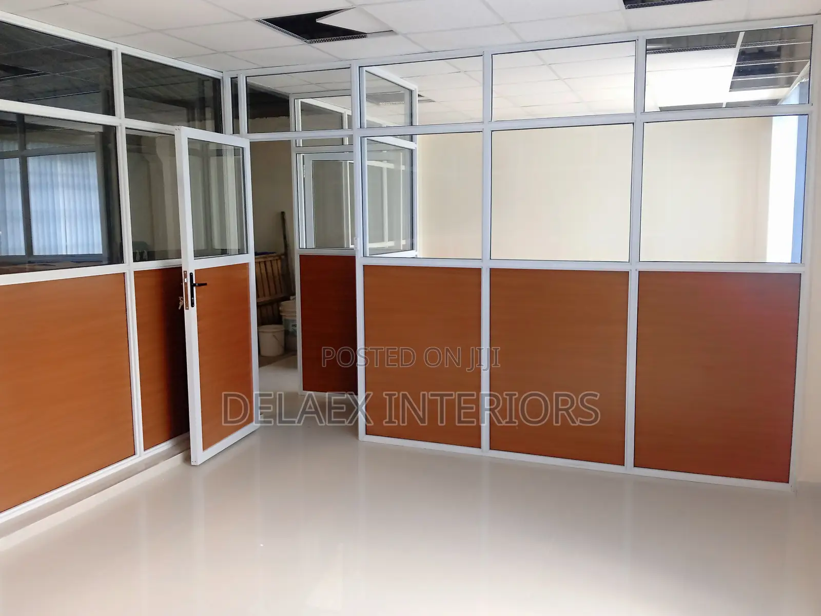 Aluminium MDF Office Partitioning