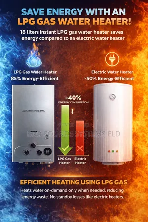 18 Liters LPG Gas Water Heater