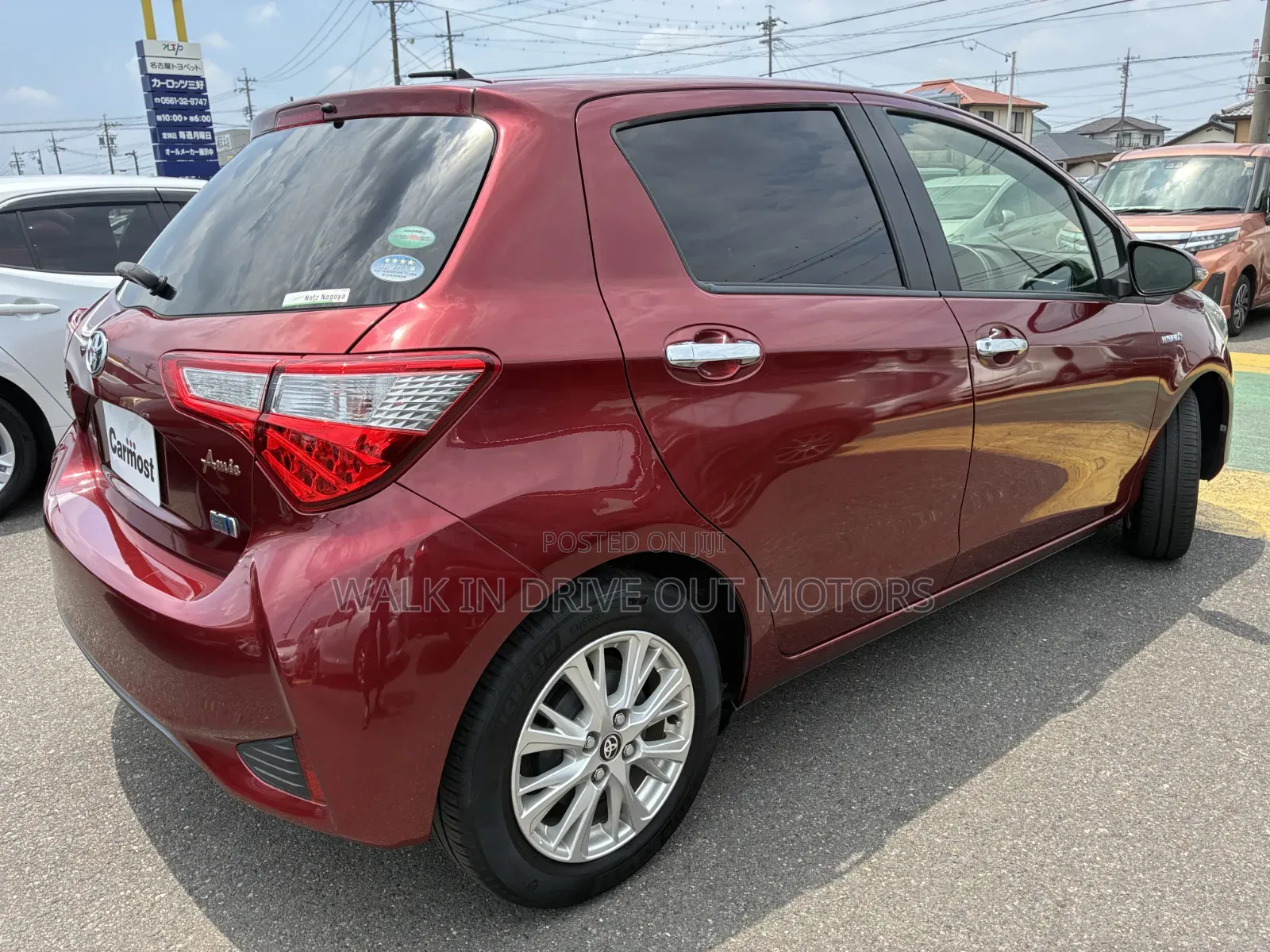Toyota Vitz 2019 Red