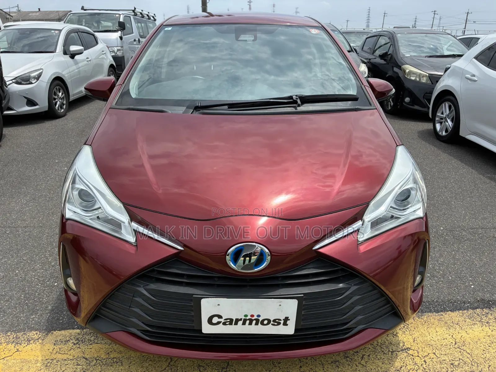 Toyota Vitz 2019 Red