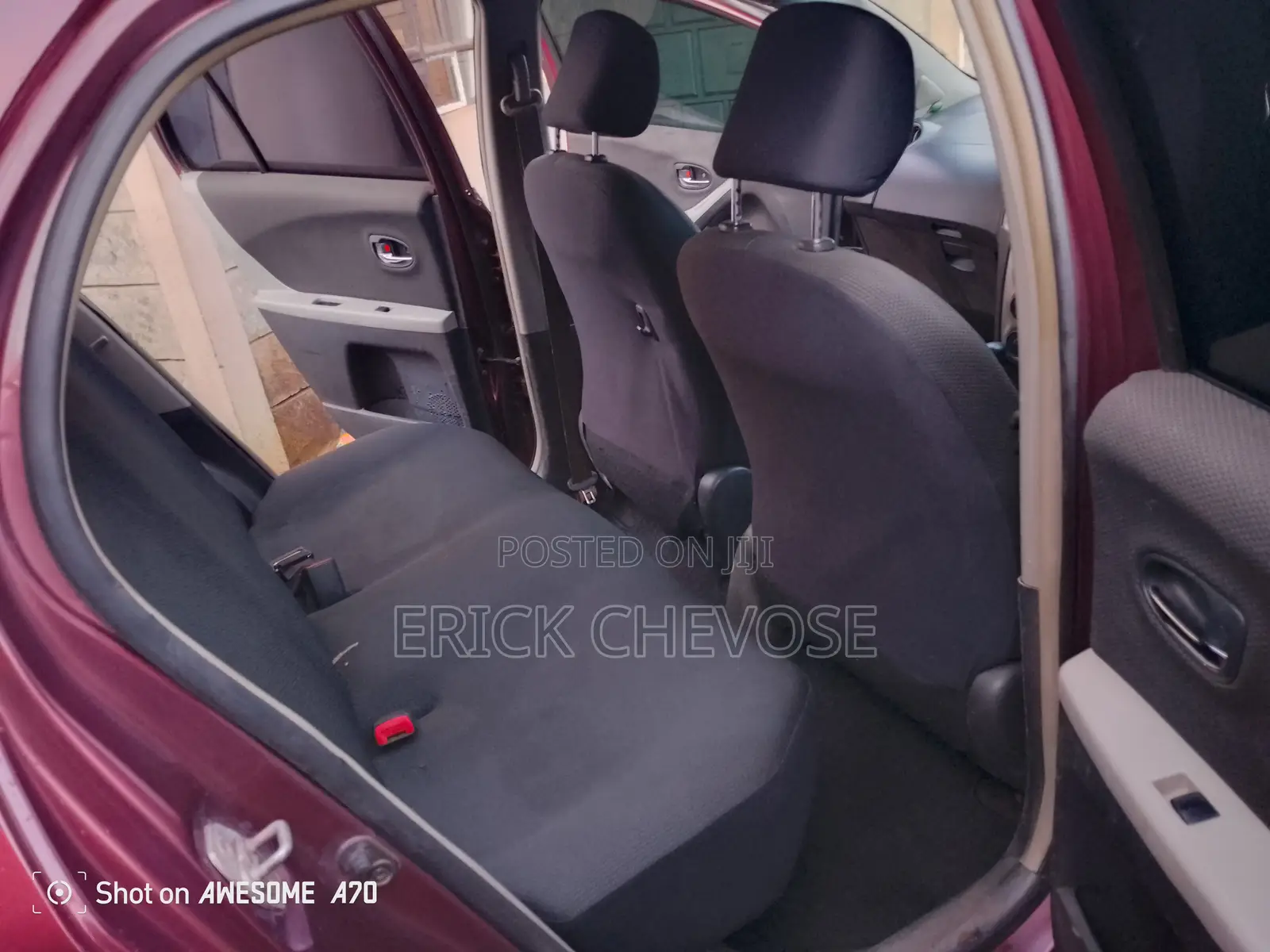 Toyota Vitz 2010 Maroon