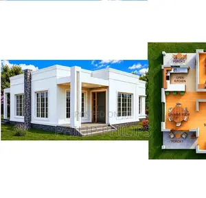 Flat Hidden Roof House Plans and Designs