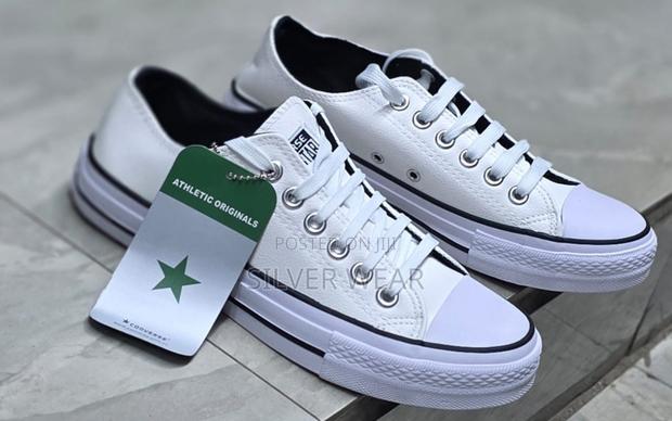 Leather Converse - main view