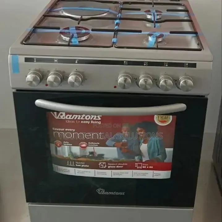 60*60 Ramtons 3G+1E Standing COOKER- RC/806