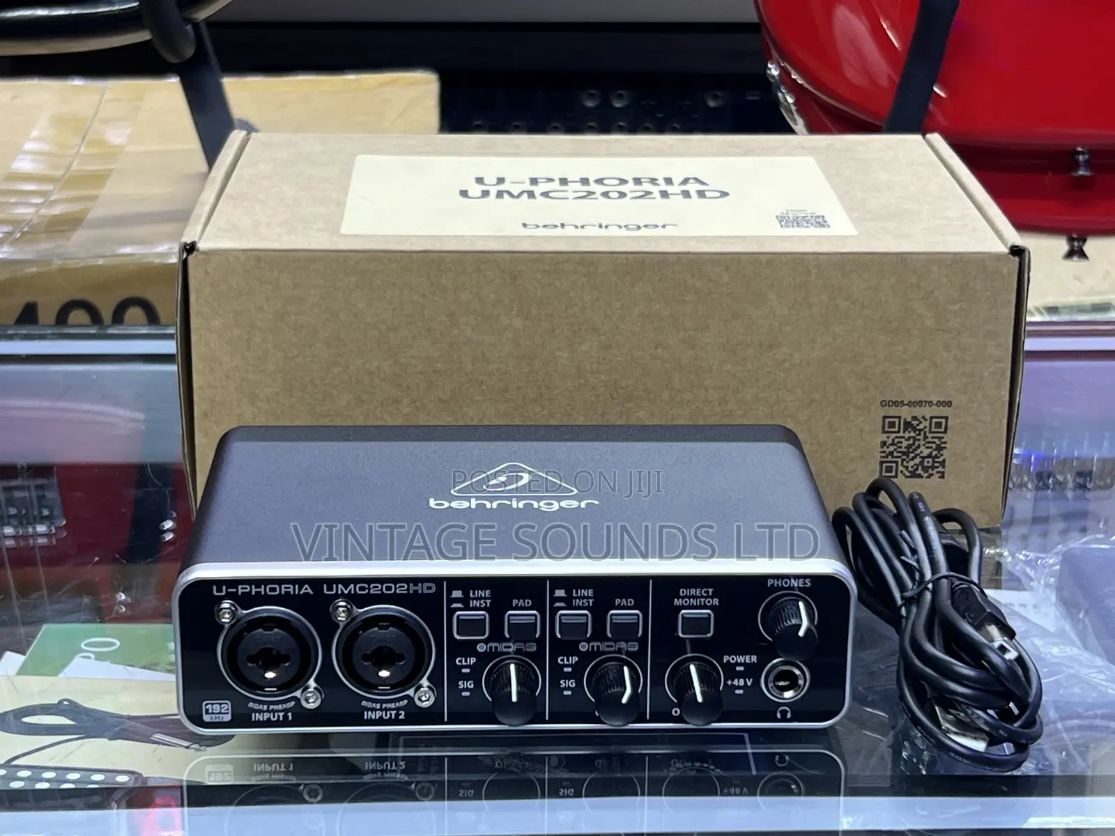 Behringer UMC202HD 2-Ch USB Audio Interface | 192kHz