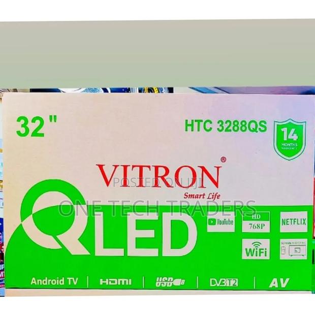 32 Inches Vitron Smart TV Qled, No Bluetooth - thumbnail 2