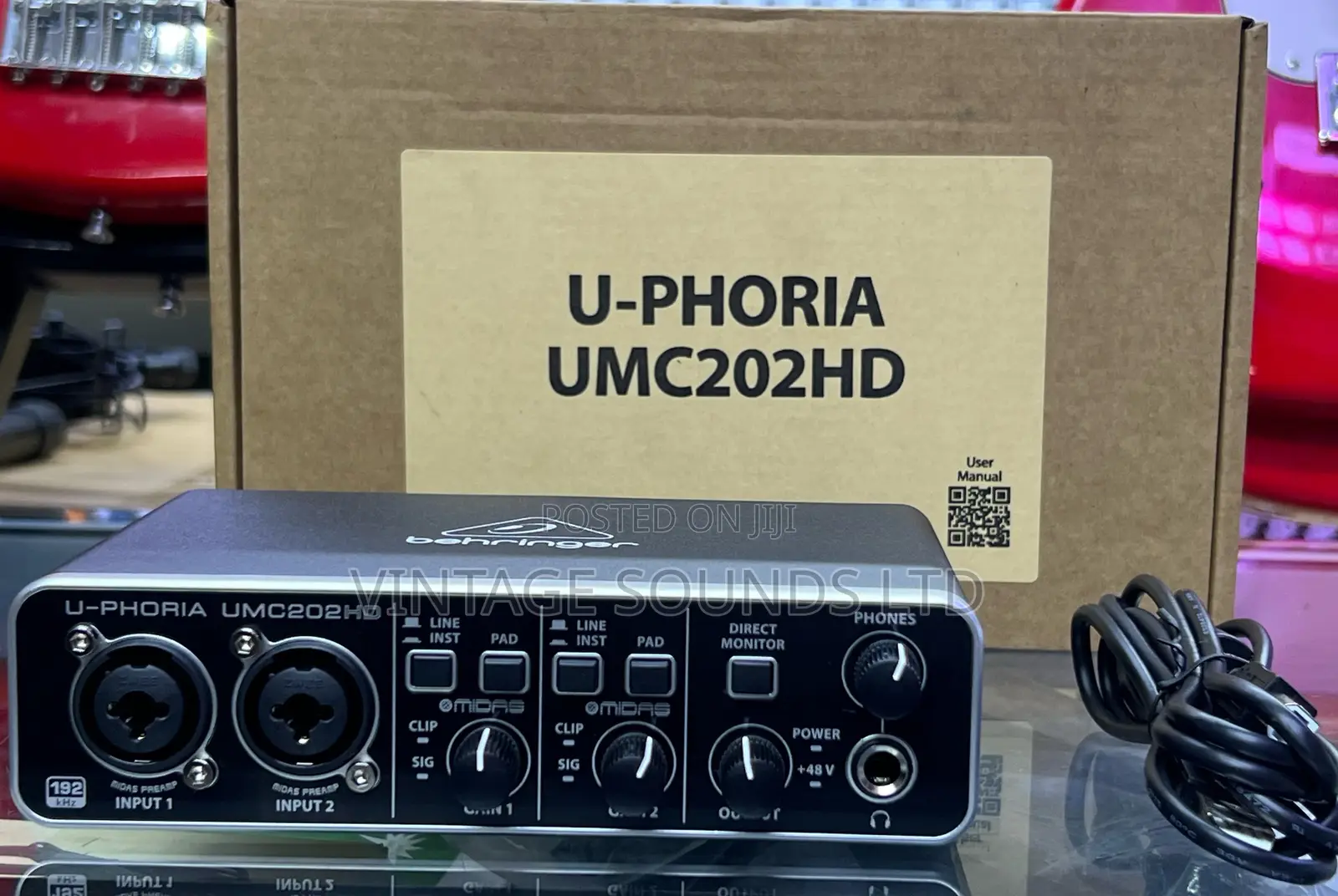 Behringer UMC202HD 2x2 USB Audio Interface for Studio