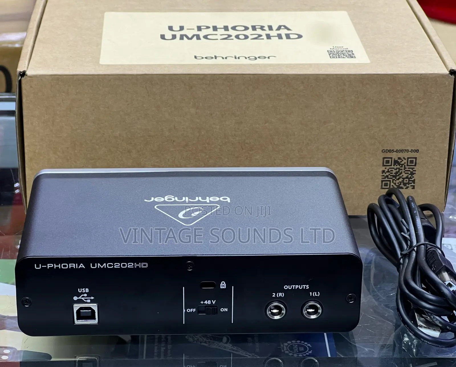 Behringer U-Phoria UMC202HD USB Interface New