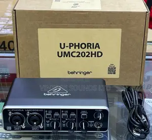 Behringer U-Phoria UMC202HD USB Interface New