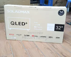 Solarmax 32"inch QLED TV Frameless Android TV