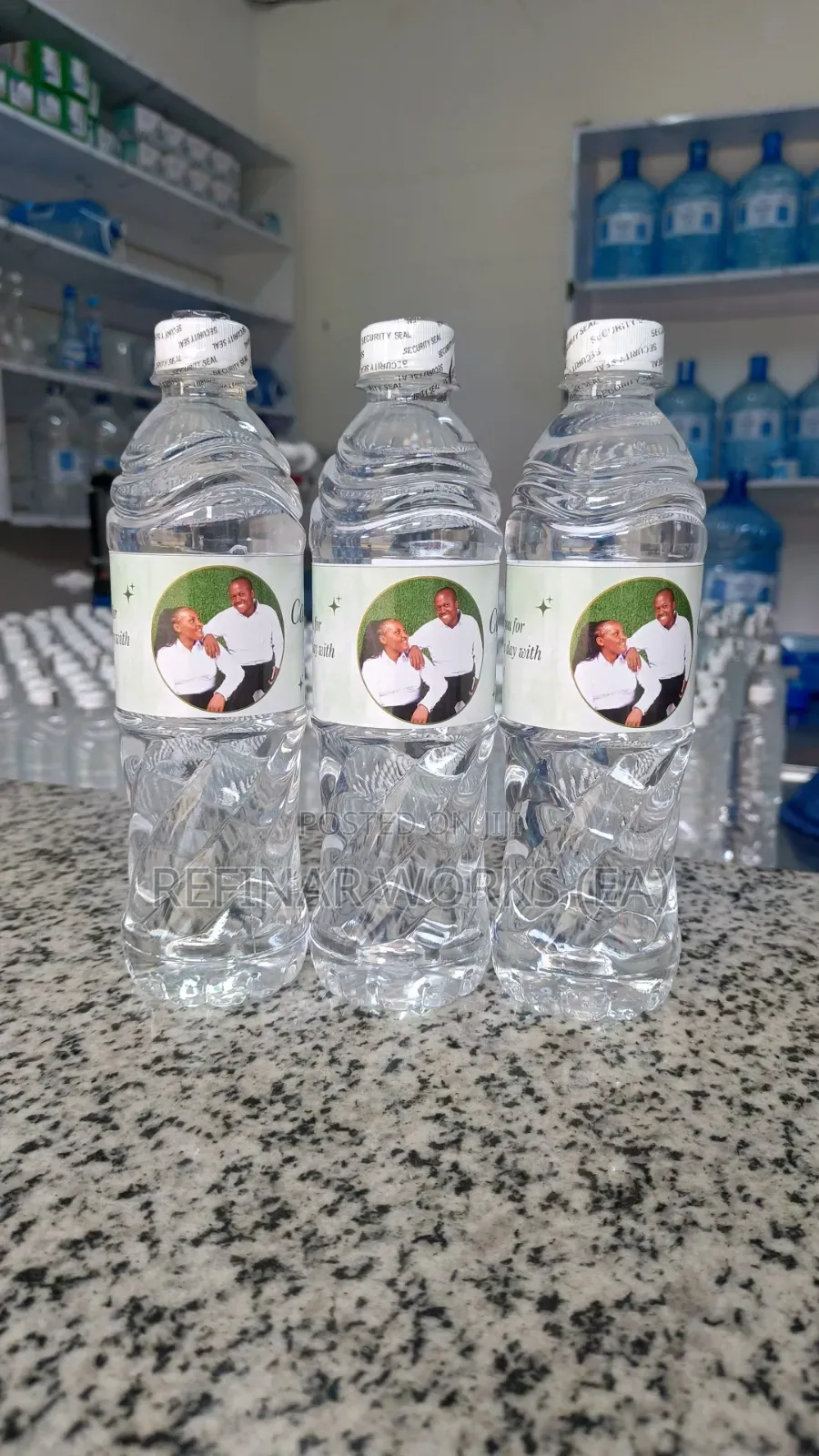 Oxidane Branded Bottled Water for Weddings, Events Companies