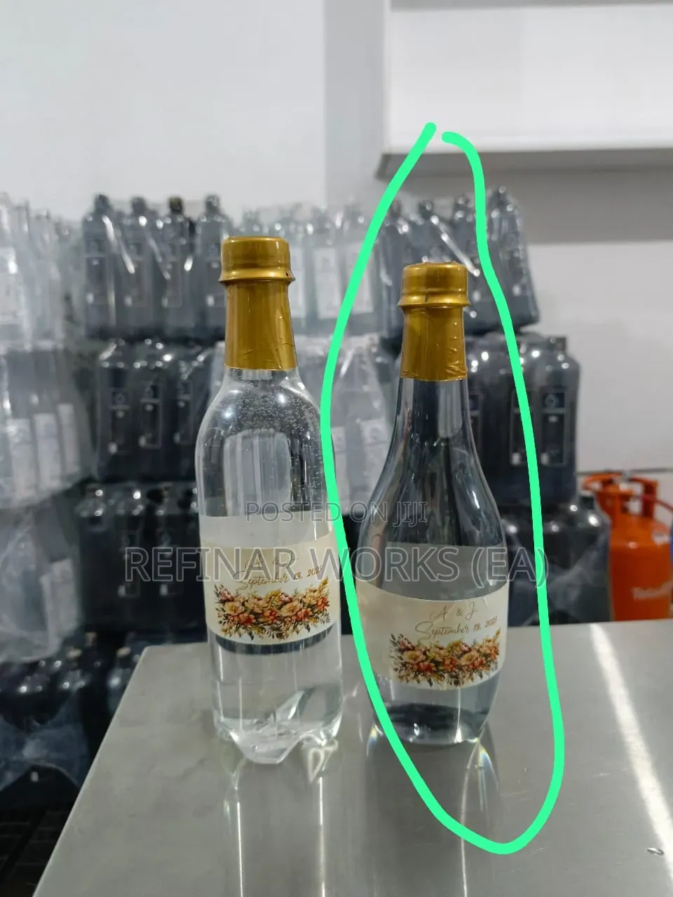 Oxidane Branded Bottled Water for Weddings, Events Companies