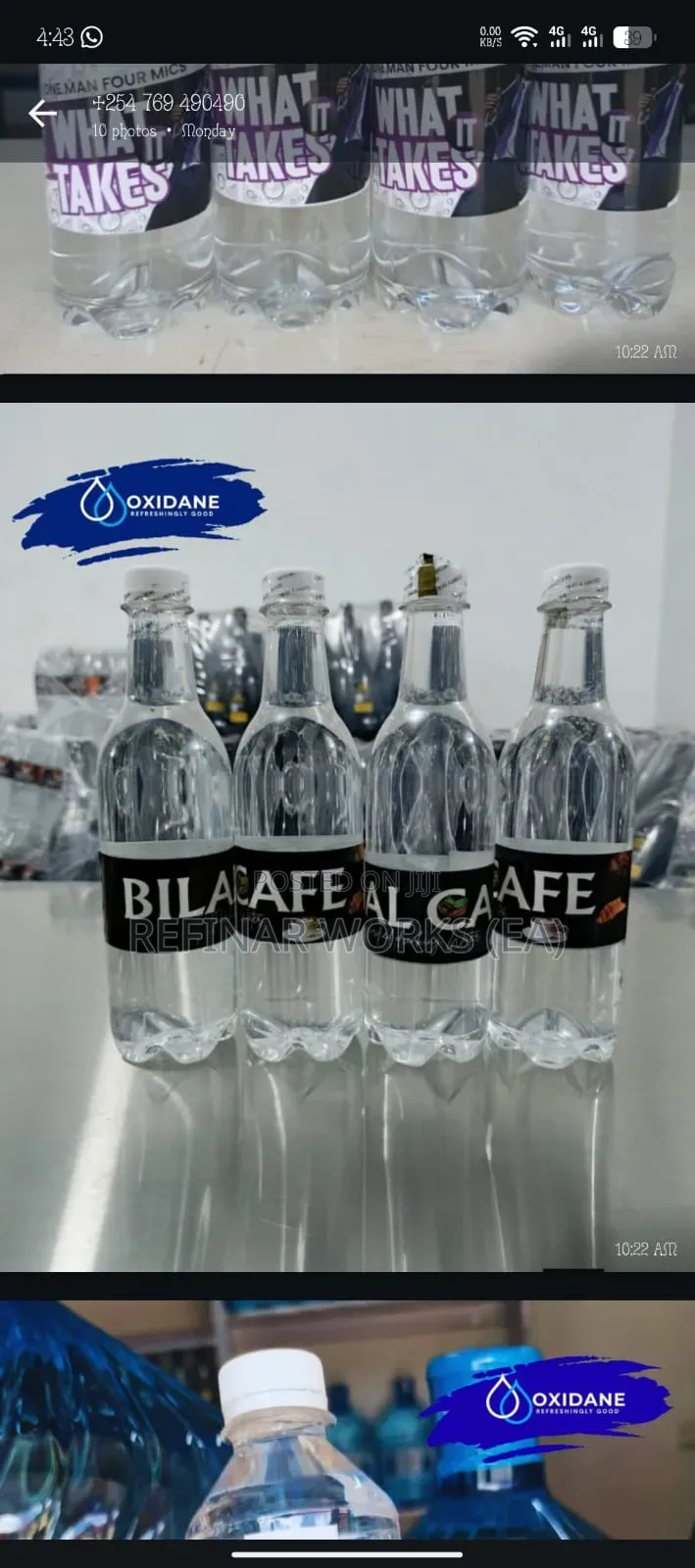 Oxidane Branded Bottled Water for Weddings, Events Companies