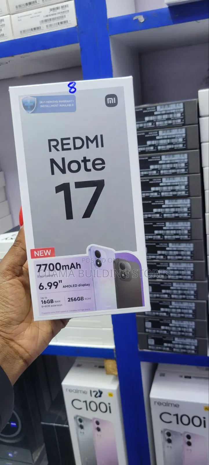 New Xiaomi Redmi Note 17 256 GB Blue