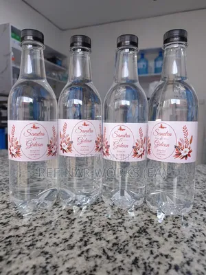 Wedding Branded Water Bottles Customized With Names