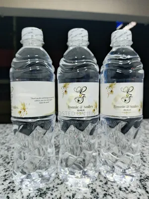 Wedding Branded Water Bottles Customized With Names