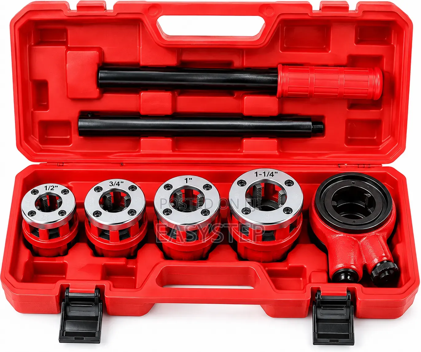 4-Piece Set — 1⁄2′′ to 2′′ Die Stock
