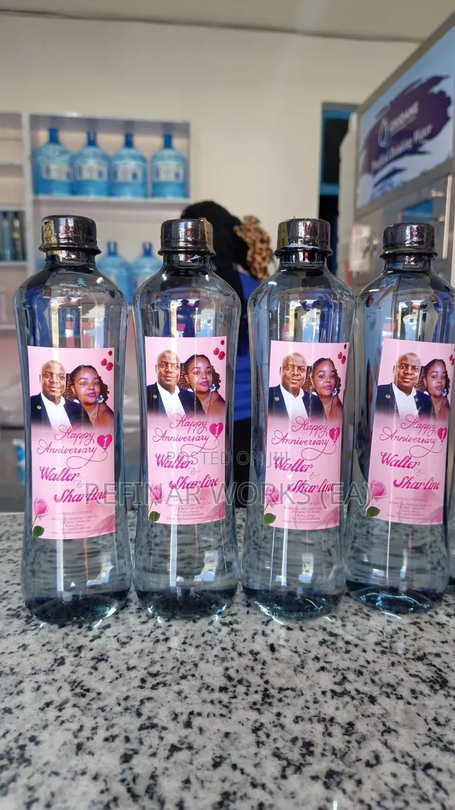 Personalized Bottled Water for Conferences Meetings