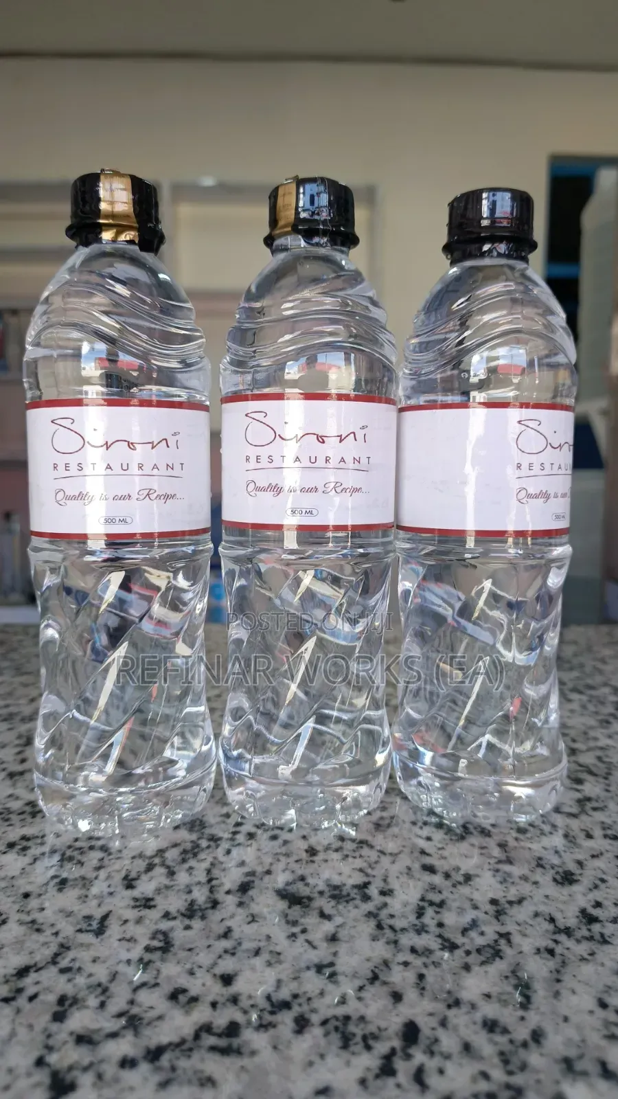 Corporate Branded Drinking Water With Your Logo