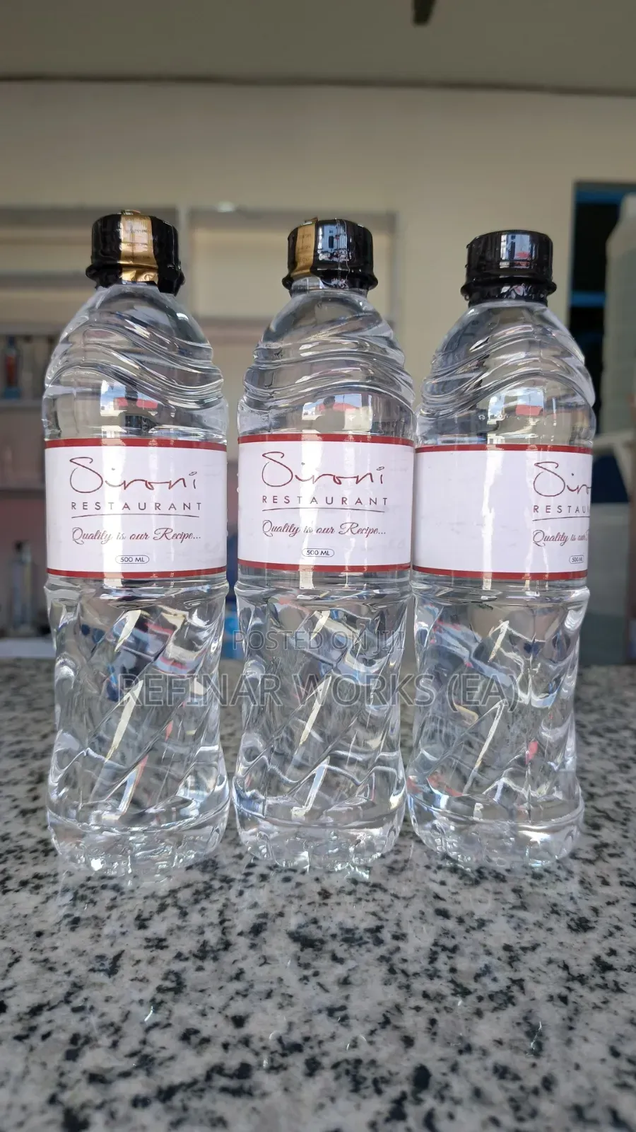 Customized Bottled Water for Weddings Events