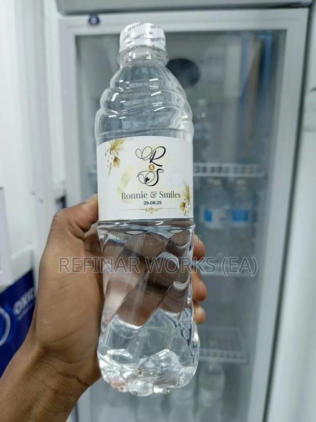 Customized Bottled Water for Weddings Events - main view