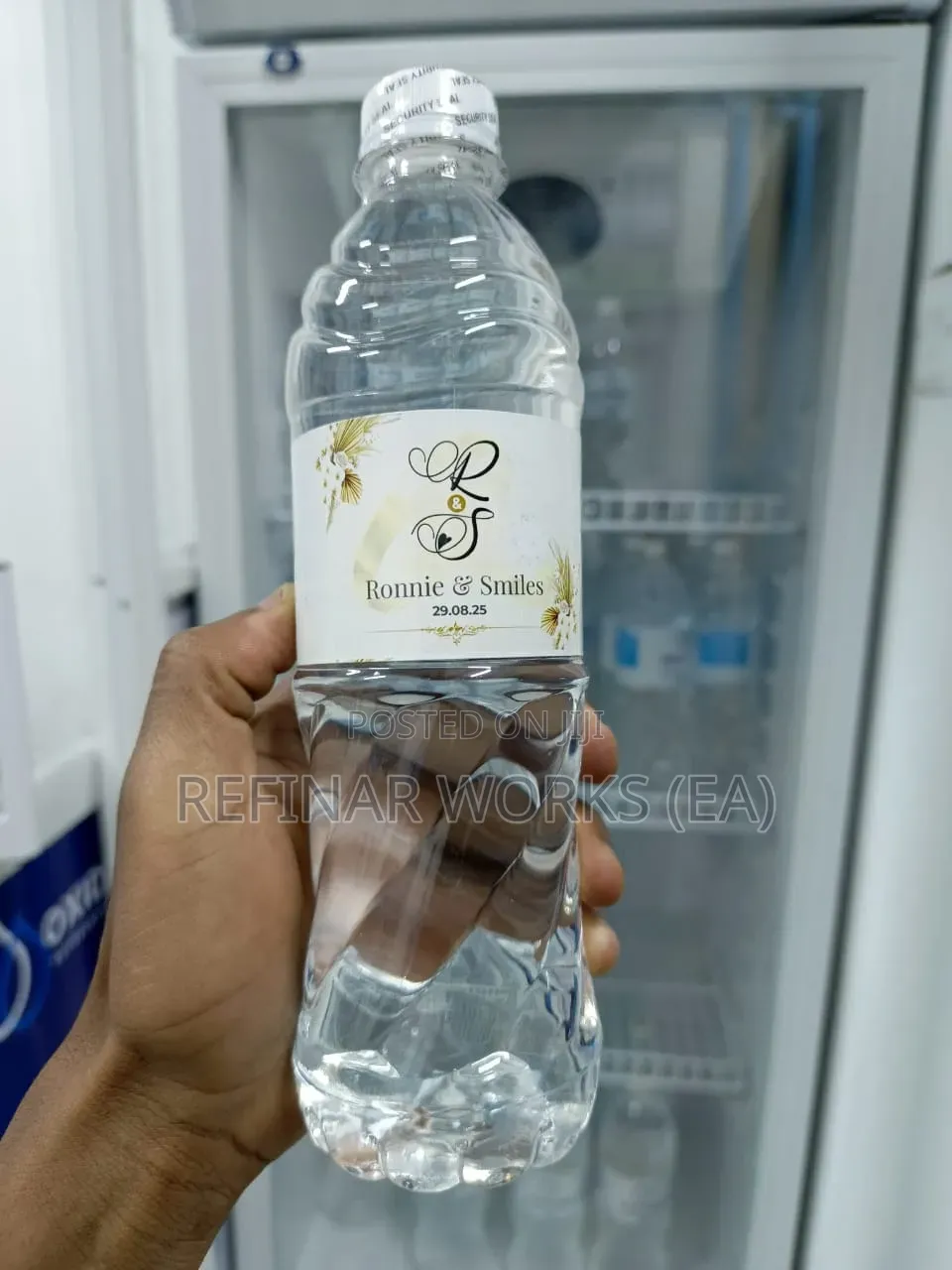 Customized Bottled Water for Weddings Events