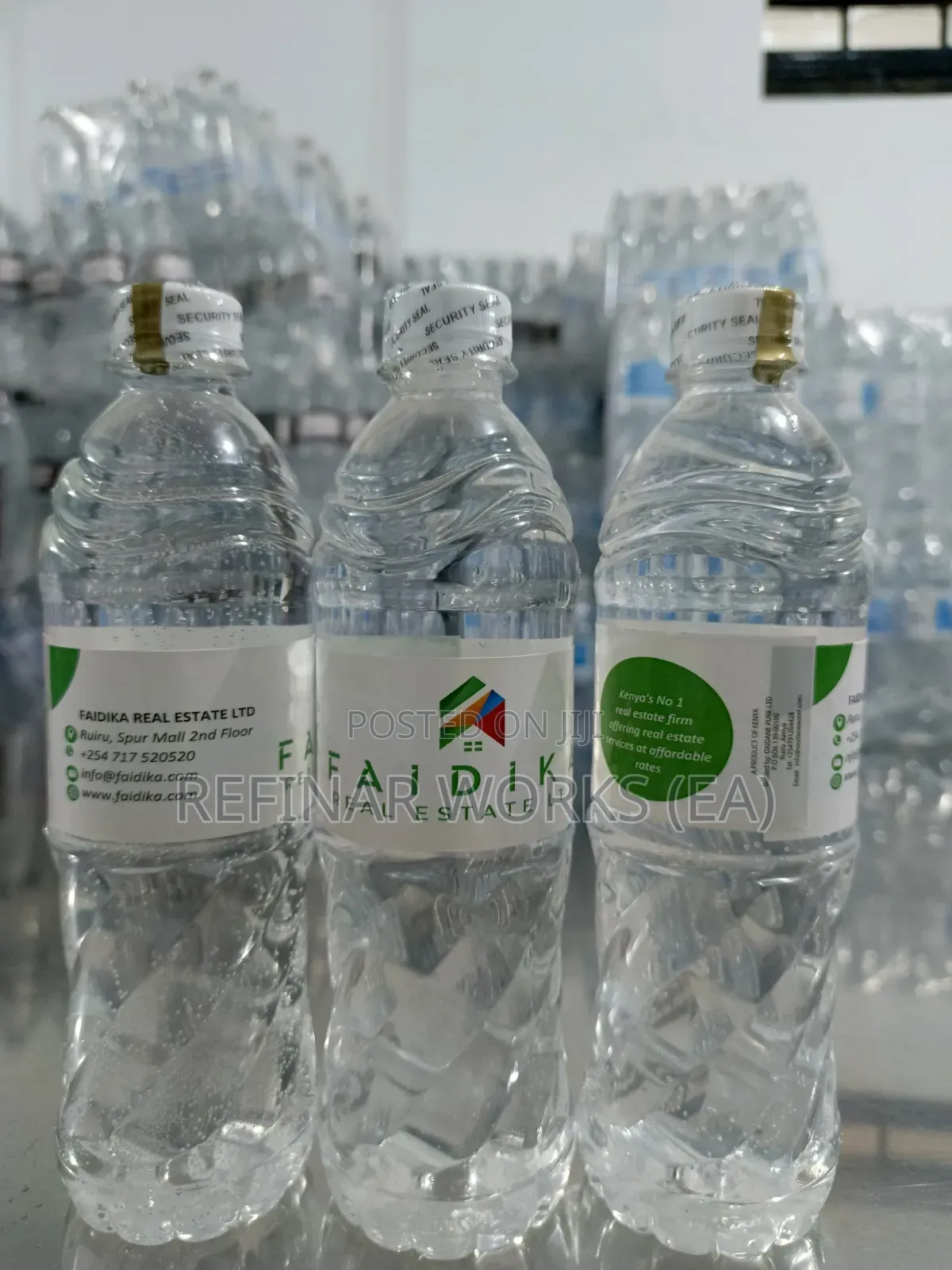 Branded Bottled Water for Events Companies