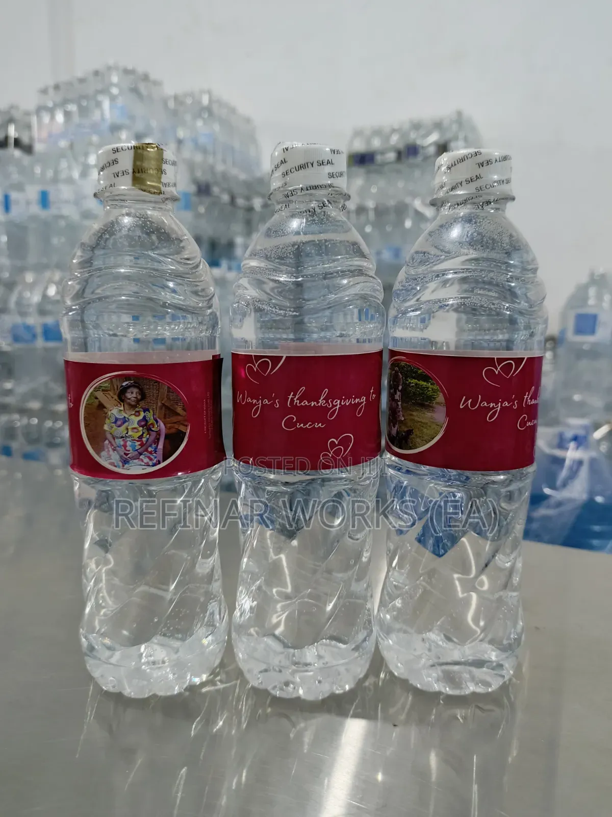Branded Bottled Water for Events Companies