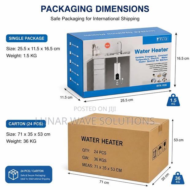 Undersink Instant Water Heater for Kitchen and Bathroom - thumbnail 2