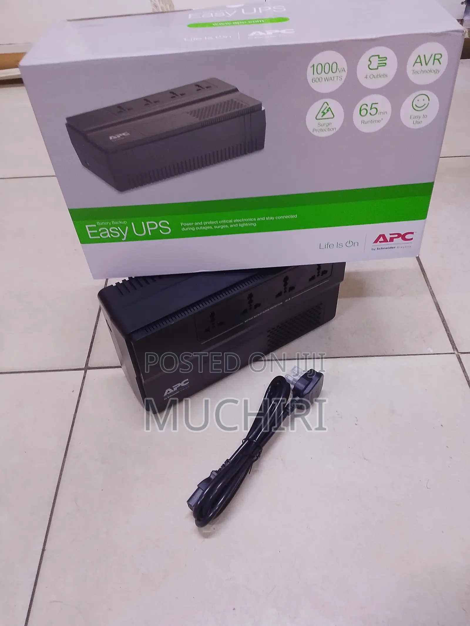 APC Easy Ups 1kva 600w Power Backup