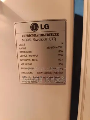 LG Double Door Fridge