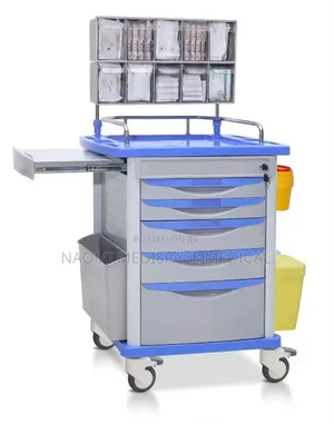 Spacious Medicine Anaesthesia Trolley/ Emergency Trolley/ Crash Cart