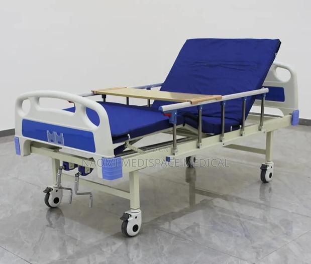 Quality Homecare Double Crank Bed Complete With Matress, Feeding Table - main view