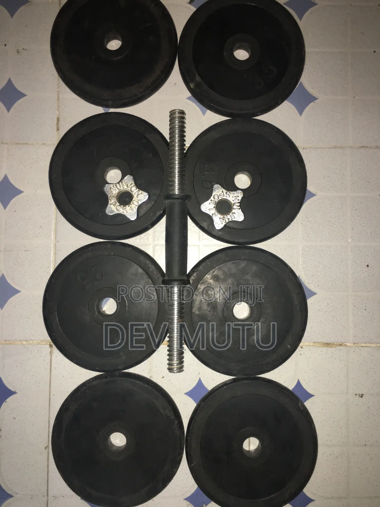 Rubber Dumbbell