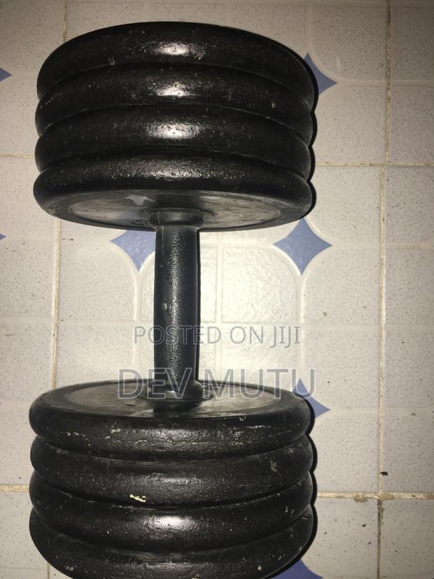 Rubber Dumbbell - main view
